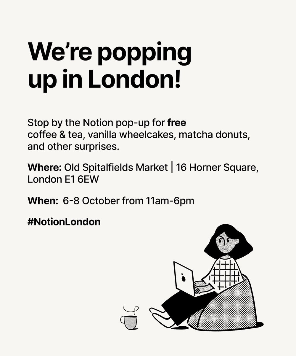 Don't miss this if you're in London! Free merch, snacks and coffee, from my favourite coffee shop - Grind 😍