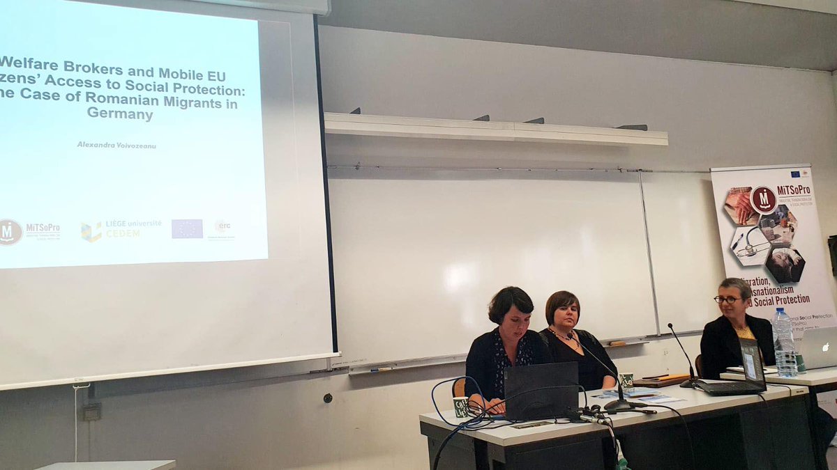 🟣Alexandra Voivozeanu discusses her work on "Welfare Brokers 💼 and Mobile EU citizens’ Access to Social Protection: The Case of Romanian Migrants in Germany"