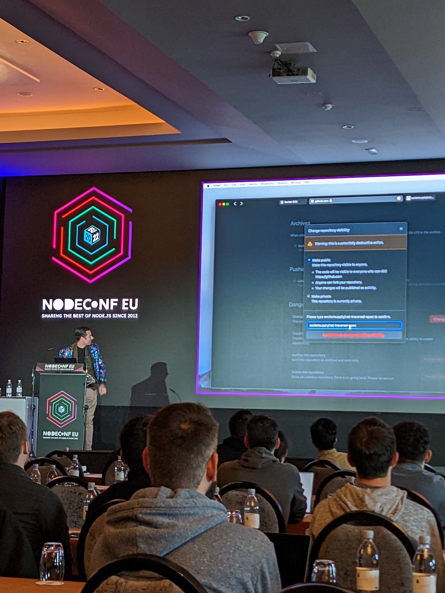 a besequined <a href="/heapwolf/">@heapwolf</a> open-sourcering the @socketsupply runtime live at nodeconf eu!