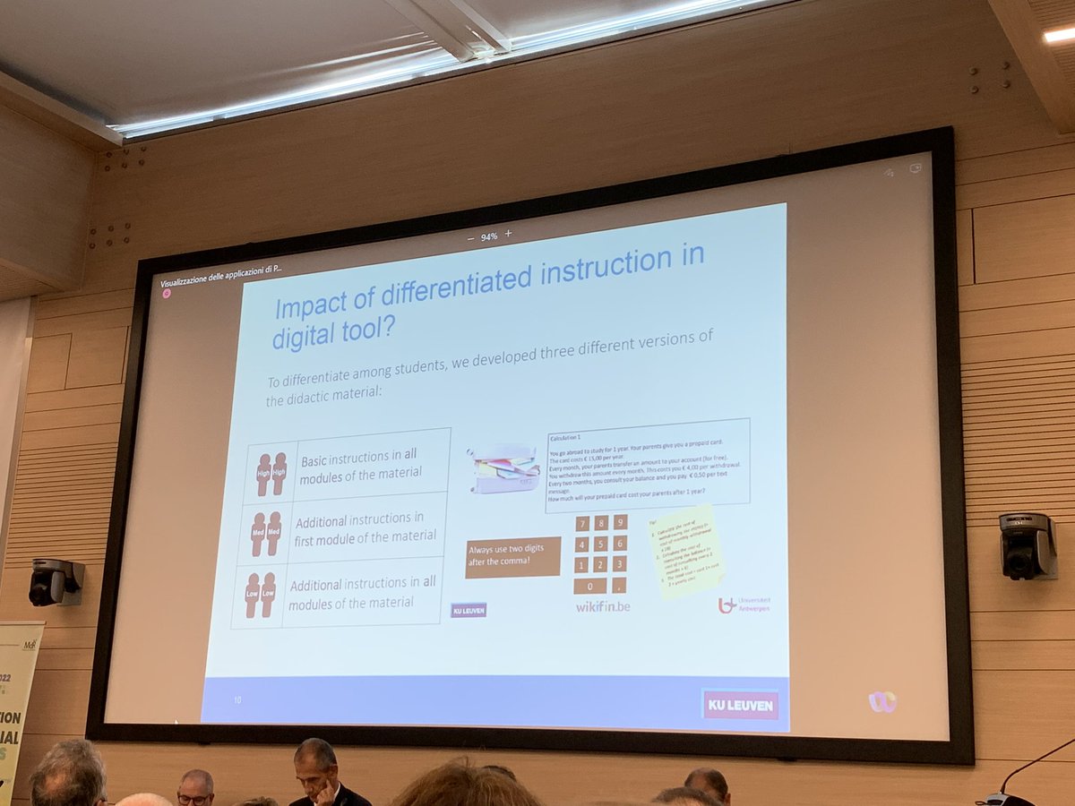 Effective ways to use #technology to deliver #financialeducation: examples and insights from a research by
Kristof De Witte, Professor in Education Economics at the Faculty of Economics and Business at KU, Leuven
#MdR #OttobreEdufin2022