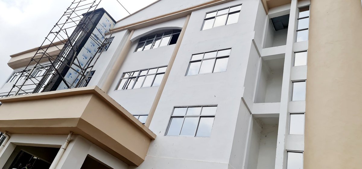 Anti-Corruption Commission's 'Integrity House over 90% done - A completely ultra modern Office with 4 floors, over 50 large office spaces and facilities, age and disability friendly access, a lift system, in-built ventilation systems, beautiful ramps and finishing, etc.