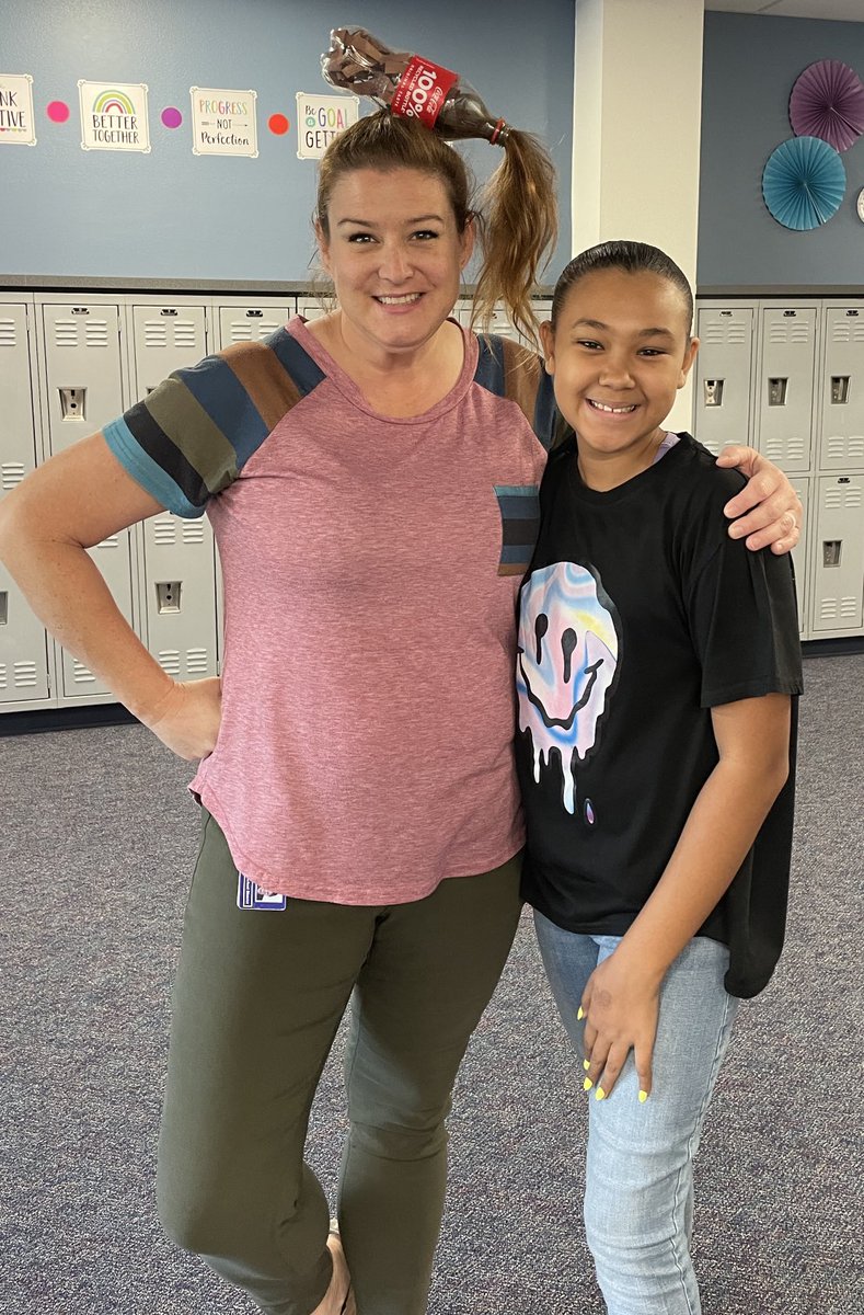 My first Ticket Tuesday CrAzY Hair winner of the year!! #ThirstyforCoke #Fierce5th #WalStars