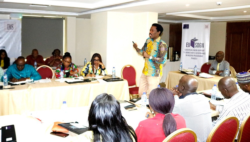 cemesoofficial's tweet photo. An independent and properly resourced regulator is essential for effective broadcast media performance during the  #2023Elections and broader democratic process in Nigeria- Prof Ayo Ojebode       
#EUSDGN @imesoofficial  @nbcgovng @EU_SDGN       @IPCng https://t.co/WELkC7Vojx