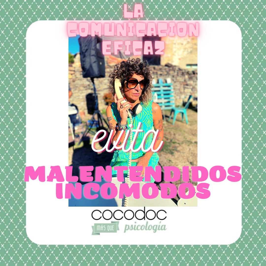 _cocodoc's tweet image. COMUNICACIÓN EFICAZ:
1- Usa un vocabulario adaptado a la otra persona.
2- Elige el lugar adecuado.
3- Deja tiempo para responder.
4- Escucha y aparenta q escuchas (ese móvil… 🫢)
5- Haz preguntas y asegúrate q lo entiendes.
#cocodocpsicología 
#vitoriagasteiz 
#psicólogasvitoria
