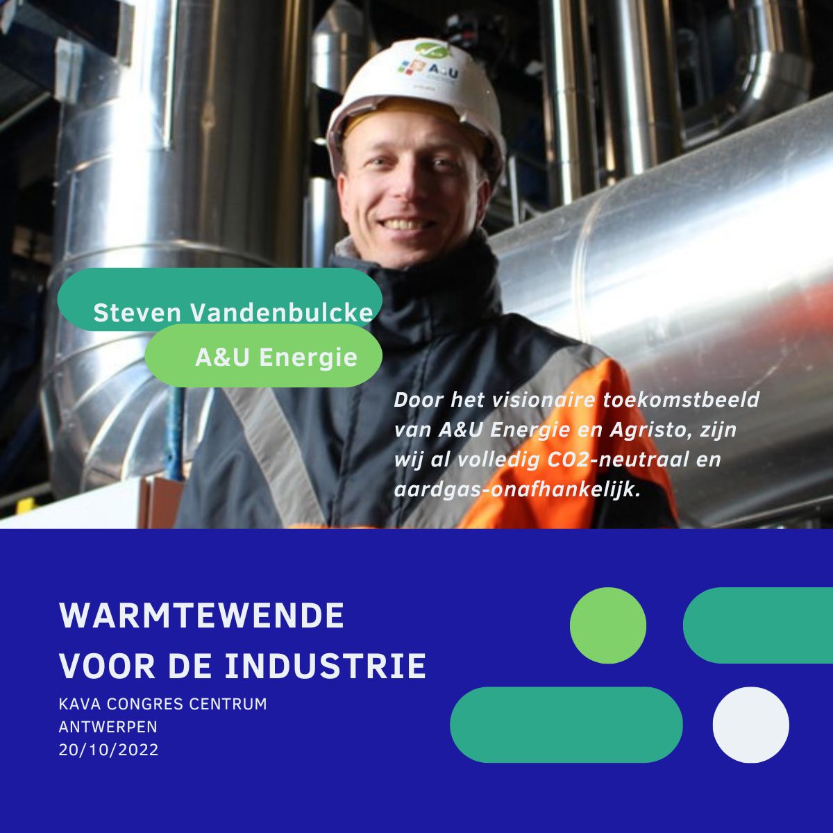 flux_50's tweet photo. Wil je weten hoever we staan met de #warmtewende voor de industrie? Op 20/10 stelt Steven Vandenbulcke de case A&U Energie en AGRISTO voor
🔥 Programma: https://t.co/eq9ZLqQUvT
👉 Inschrijvingen: https://t.co/wbu8Y5lvLj
#groenewarmte
@ODEVlaanderen @Energik_vzw
📷©️ Joyce Mesdag https://t.co/jUgF9McUdz