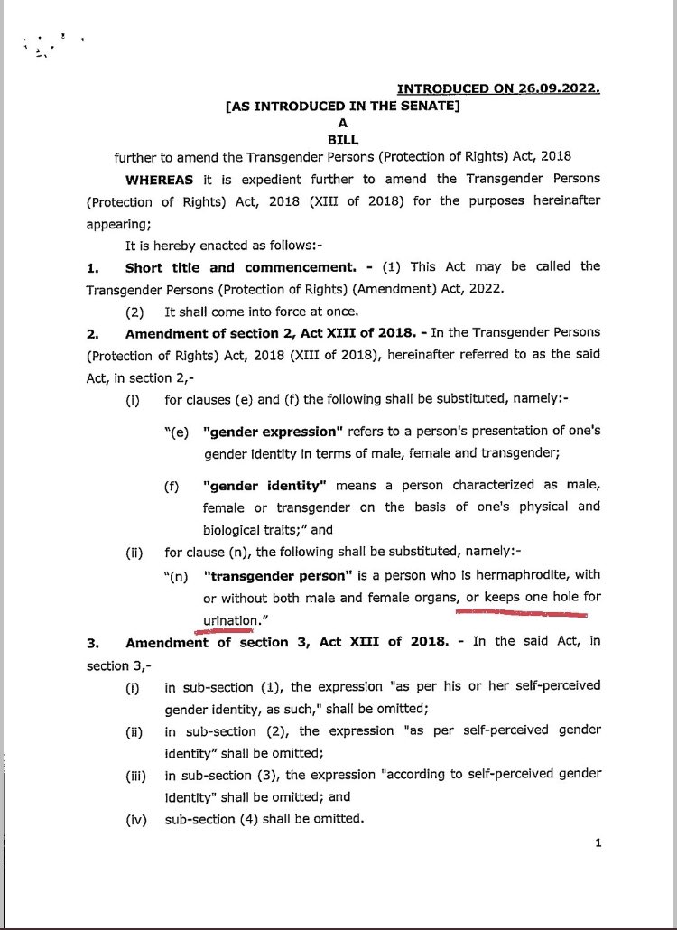 faizjan's tweet image. Now put this #Senator in a hole for keeping two holes for urination!!! A new epistemology of ignorance coming out every hole!!! #transgenderact