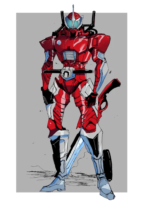 リクエストから仮面ライダーアクセル氏でした!振り切るぜ 