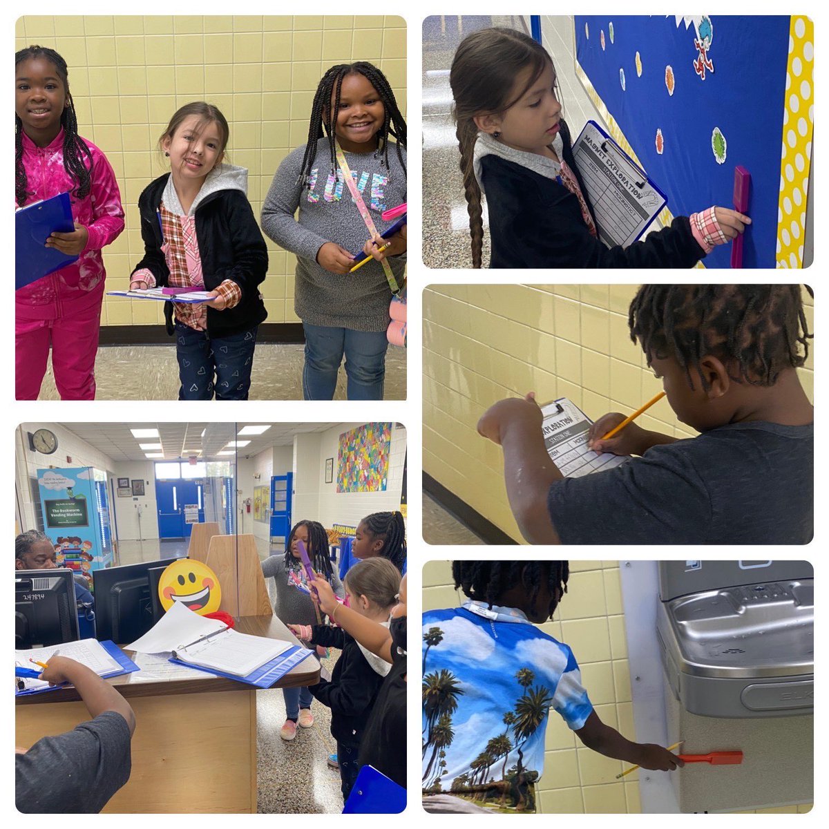 RBWTinyTigers's tweet photo. Last week Ms Meehan’s class had fun learning about magnets! The kids loved going on a scavenger hunt looking for items that are magnetic. @Gr2Meehan https://t.co/Yqx1De3kcM