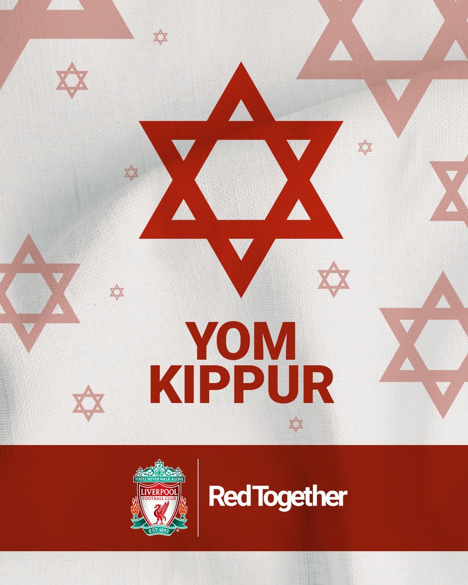 LFC's tweet photo. Sending well wishes to all of our fans observing Yom Kippur! https://t.co/6U23WFB7Wo
