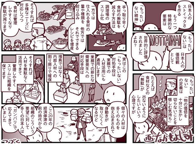 「多少の問題が起きても俺が責任をとる!」という大人はどこに行った?…を考える漫画パート15。

「日本人の『もったいない』」
まだ、つづきます。
#漫画が読めるハッシュタグ  #社会問題 #責任論 