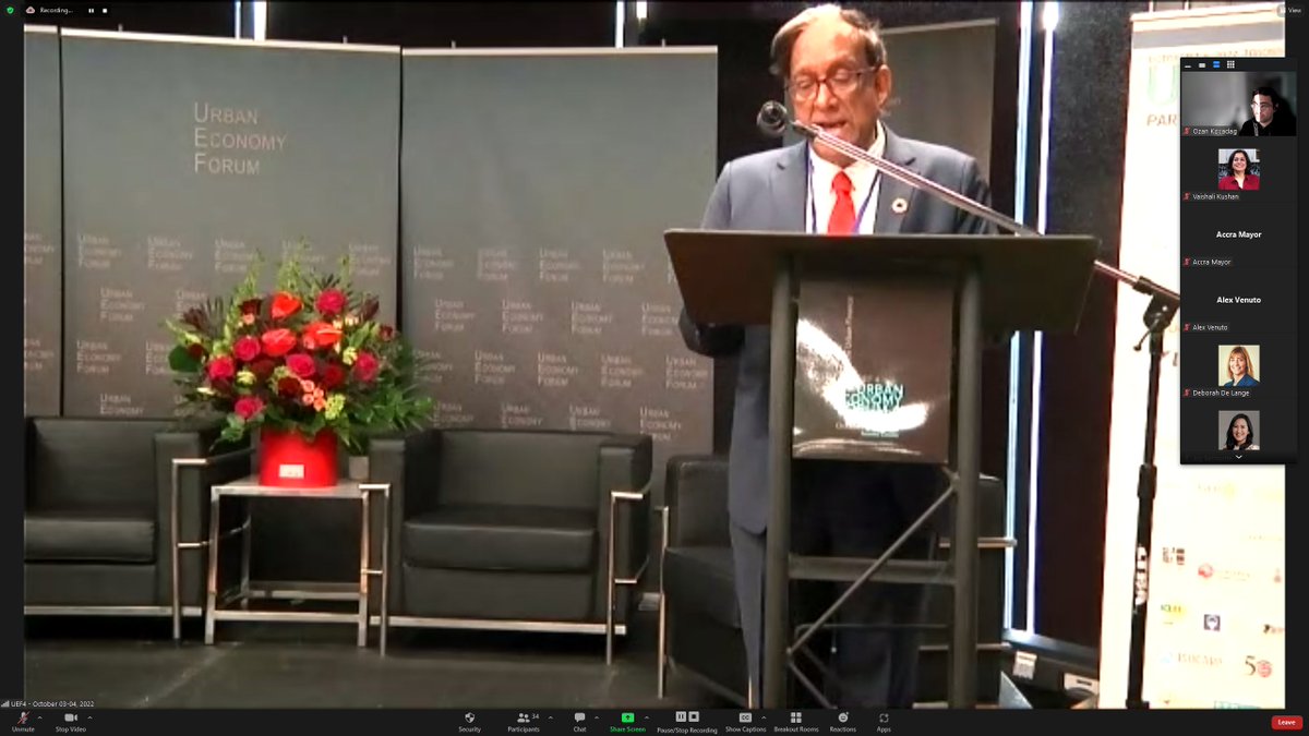 EconomyUrban's tweet photo. Thank you to our Secretary General, Anantha Krishnan for opening day 2 of #UEF4 

We are livestreaming Join us on YouTube: https://t.co/S3p5tPshs2 https://t.co/8BlkBZJ7Br