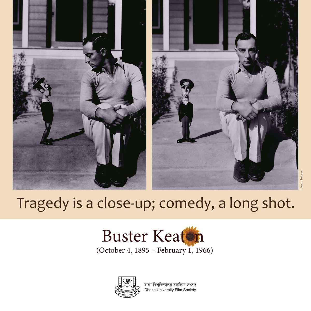 DUFS_DU's tweet photo. Happy Birthday Buster Keaton !!
#Filmmaker #tribute #BusterKeaton #dhaka #dufs https://t.co/TiheOwFLfC