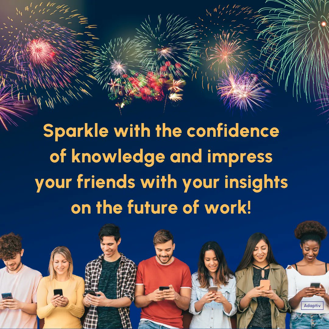 The festive season is here, and it's time to start getting ready for the parties with friends and colleagues! What are you waiting for? Download the Adaptiv app, and start upskilling: adaptiv.me #FutureOfWork #BeingAdaptiv