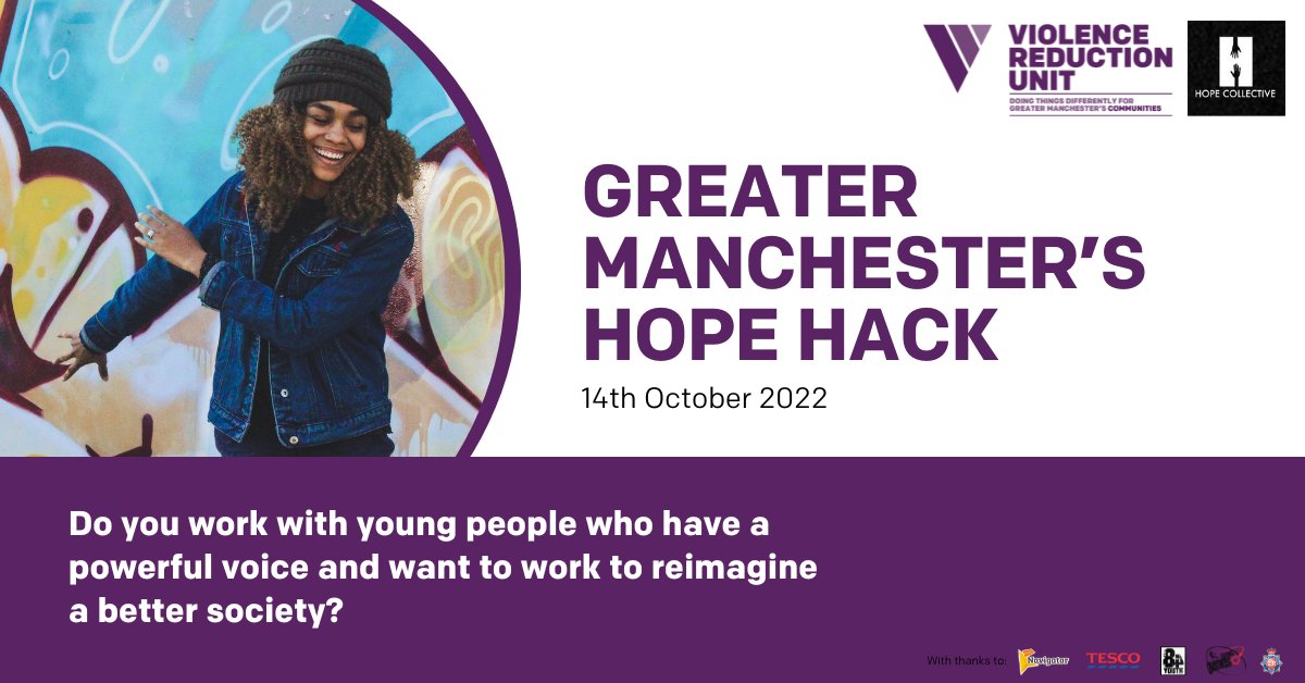 #HopeHack enables young people to share their views on what would make a fairer &amp; safer society. The thoughts from young people across the country will be collected to form the ‘Reimagined’ report. Register young people you work with by Friday 👉 bit.ly/3CwCGn0