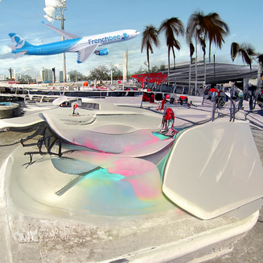 odyseanfts's tweet photo. 🛹 Sk8ter vibe #1 sur 2
Venez profitez de nos #skate parks #NFTs avec les vols Paris-Miami de #flyfrenchbee
👉https://t.co/QzQ2LwKYjP
#Miami #MiamiBeach #avion #NFT #Paris #TonyHawk https://t.co/Bs4prhPWai