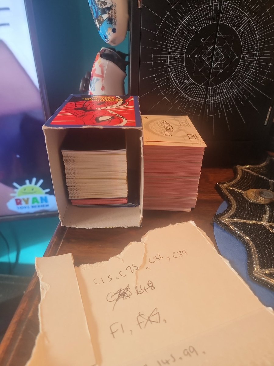 jayethehuman's tweet image. @PaniniSwappers missing C15, C25, C32, C39, C48, F1, 145. If anyone is down to trade. I pretty much have doubles for 90% of the collection, shout if we can help each other out @OfficialPanini #spiderman60th