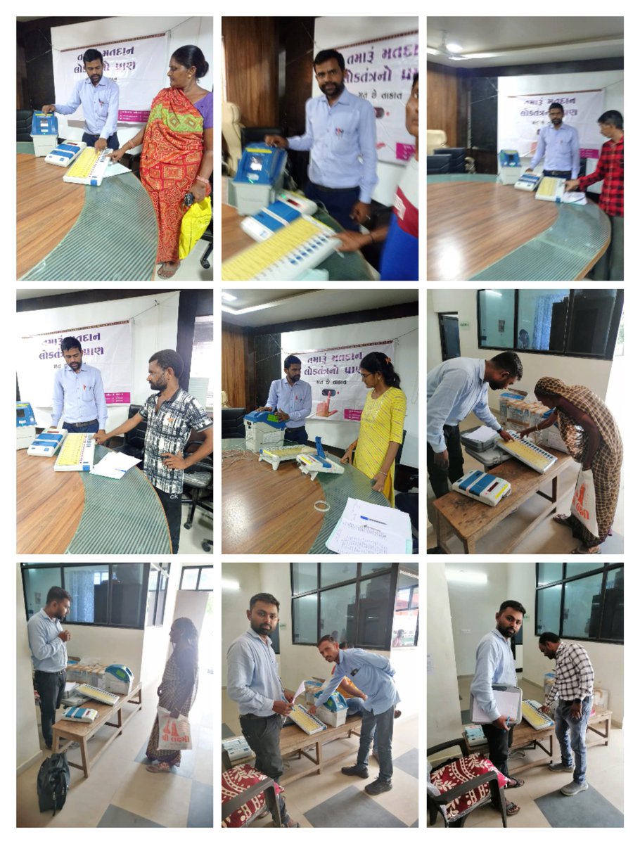 aero_jafrabad's tweet photo. જાફરાબાદ તાલુકામાં મામલતદાર કચેરી,નગર પાલિકા કચેરી તેમજ તાલુકા પંચાયત કચેરી ખાતે evm vvpat નીદર્શન કેમ્પ નું આયોજન કરવામાં આવ્યું @jnmehta1 @CEOGujarat @SdmRajula @CollectorAmr @HMVala4 @D2Djdb @InfoAmreliGoG https://t.co/XoZYRpiQoC