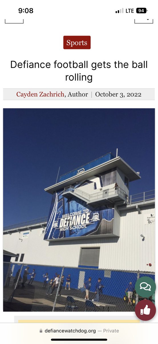 DefianceW's tweet image. DOG POUNDS OPEN!
Check out @cayden_2023 newest article about the DHS football team, and many more! 

defiancewatchdog.org/787/sports/def…
#Newspaper #highschool #highschoolnewspaper