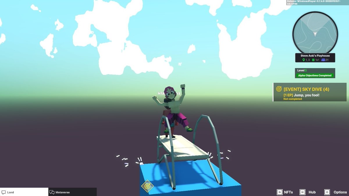 avap1034's tweet photo. @TheSandboxGame @steveaoki I just participated in the #SandboxAlphaS3Giveaway for a chance to win 500 SAND! Found the high diving board in @steveaoki's Playhouse, check out my screenshot below!
👇 https://t.co/oFyovDC9J7