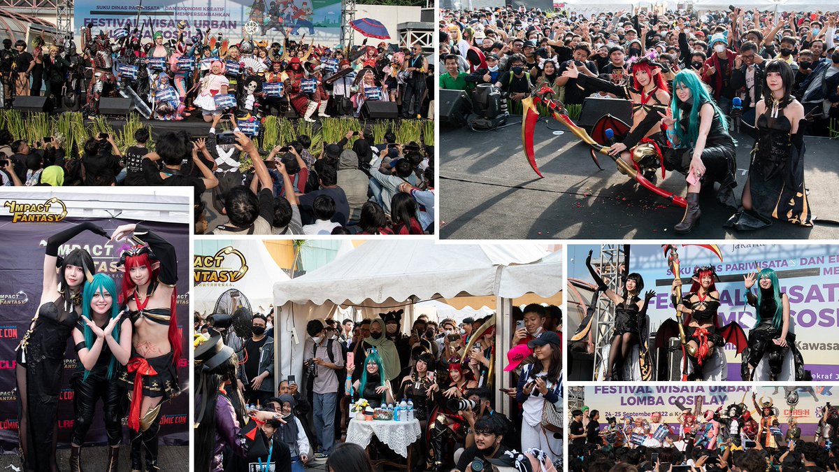 We will be at SGCC @ City Square Mall this weekend. So if you are in Singapore &amp; around the area, drop by &amp; say Hi!

Here's a look at the last event when Impact Fantasy Cosplayers went to CLAS:H!

Sign up to win WL for FREE MINT!
premint.xyz/IFfreemintGA/

#NFTGiveaways #NFT #SGCC