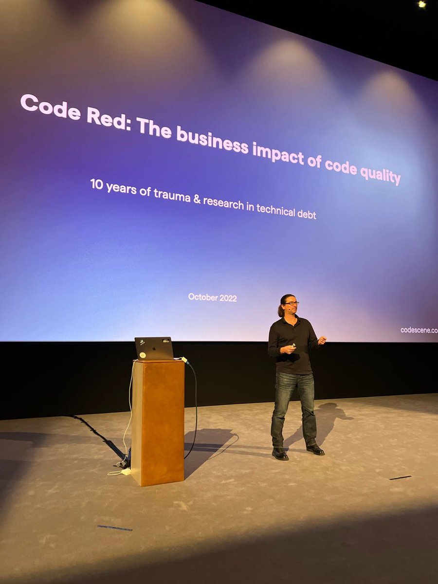 mattihanell's tweet image. @AdamTornhill delivering Code Red @GOTOcph #CodeScene #SoftwareEngineering #GOTOcph