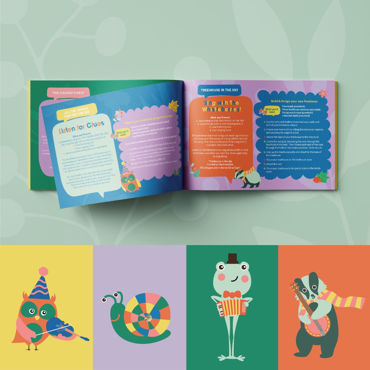 _TapCreative's tweet image. Our inner child is alive!! 🐸 We are so excited to share our Branding for Song Tales, an interactive, musical subscription box for children conceived by @CeolConnected 

We created a fantastical identity for SongTales spanning a logo mark, to the subscription box, to the website.