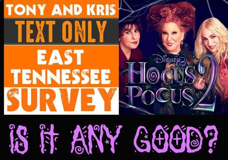 TonyandKris's tweet image. TEXT &quot;YES&quot; OR &quot;NO&quot; TO 865-896-9363   #tonyandkris #HocusPocus2 #textline