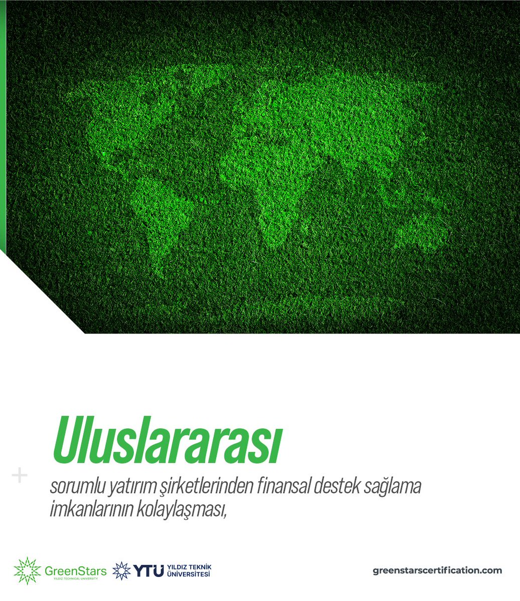 greenstarscert's tweet photo. #GreenStars #YTU #SürdürülebilirGelecekteYıldızOlun #Yeşil #SDG #SKA #Sürdürülebilirlik #Ekonomik #Sosyal #Çevre https://t.co/sEowrlhuPQ