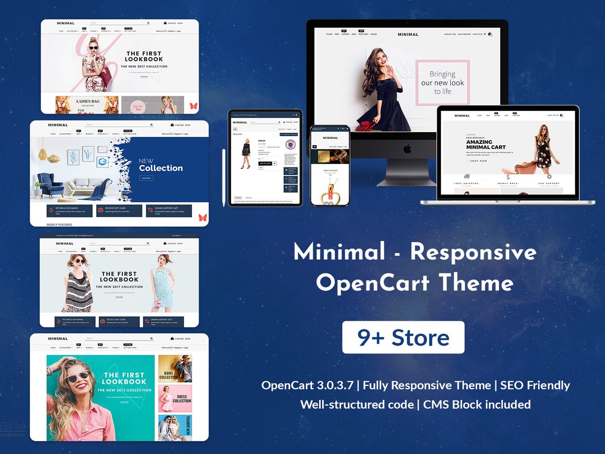 MultiStoreTheme's tweet photo. Minimal - Responsive Opencart theme is designed for various kinds of fashion stores it is easy to use and SEO friendly.
Buy Now: https://t.co/lKNDe5rR9g
#envato #themeforest #OpenCart #EnvatoMarket #Webapp #illustration #UI #UX #Responsivetheme #softwaredeveloper #appdeveloper https://t.co/CaEH0xUeFR