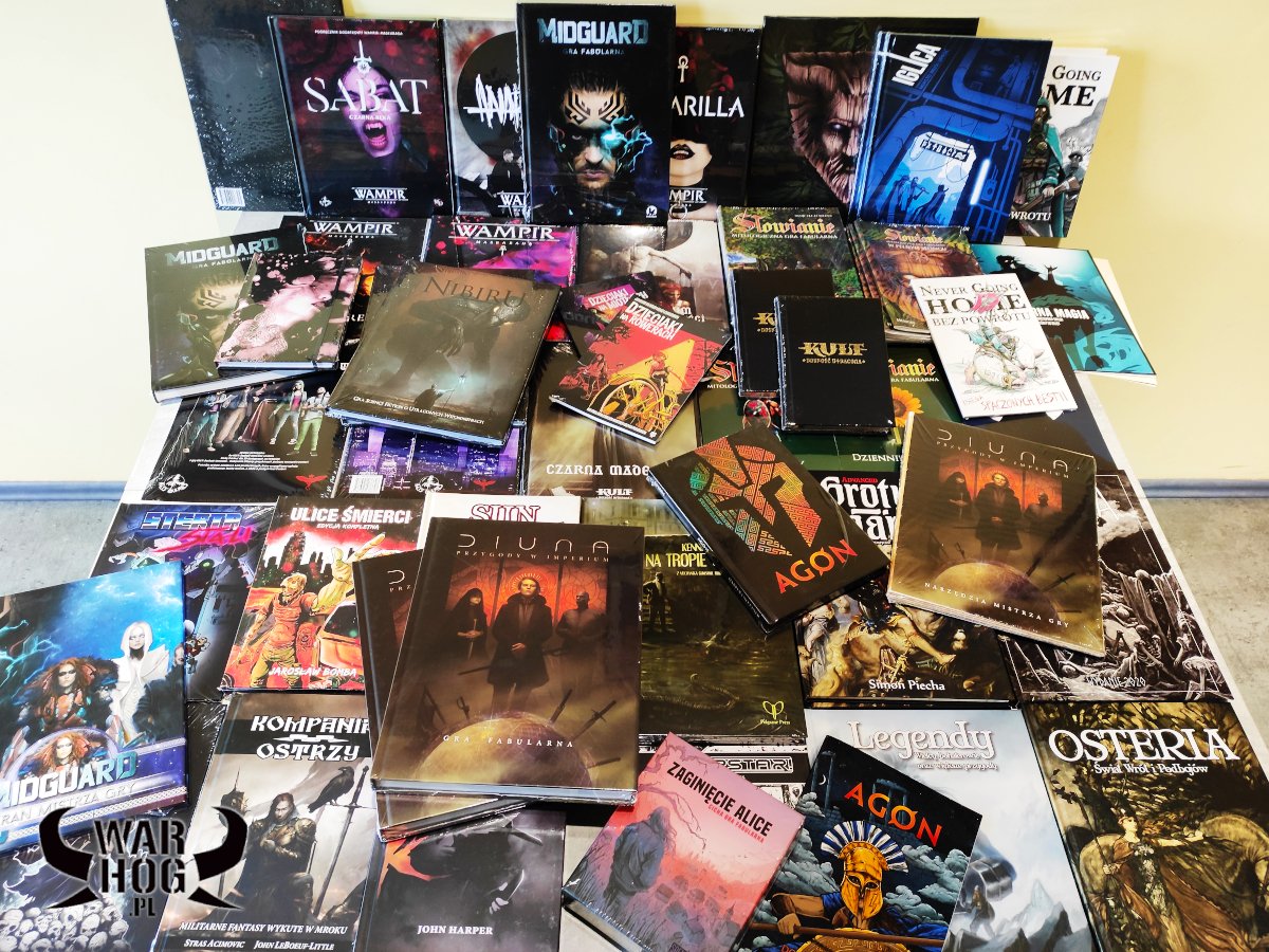 WarhogP's tweet photo. Adding new products to our store :)
#RPG #gryfabularne #midguard #kult #cult #diuna #wampir #vampire #cthulhu #wampirmaskarada #tabletopgaming #warhogpl https://t.co/4TqOxPGdX2
