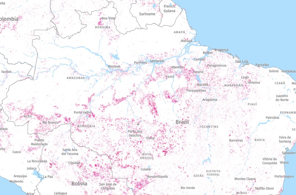 A little rough but here is quick attempt to match Brazil electoral results with recent deforestation patterns during Bolsonaro presidency (2019-22) Blue=Bolsonaro Red=Lula @BrazilBrian,@globalforests,@mfox_us,@amazonwatch