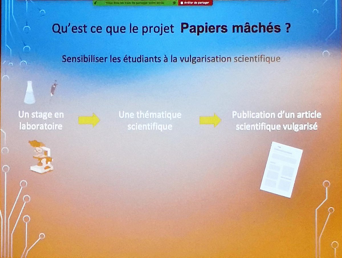 Présentation par @ClaretSandra2 et <a href="/SCaburet/">Dre Sandrine Caburet</a> de la refonte de l'UE communication scientifique de <a href="/bgaparis/">Magistère Génetique - BGA</a> avec la nouvelle collaboration avec @PapierMache_Sci lors de la journée pédagogique des UFR sdv et biomed <a href="/univ_paris_cite/">Université Paris Cité</a>
