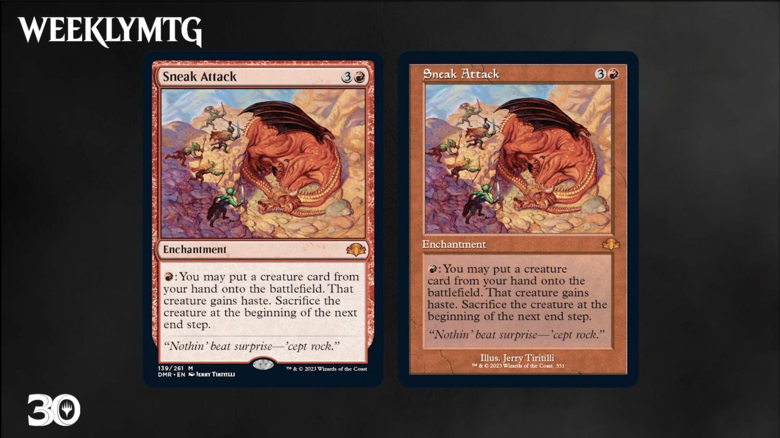 Kicking Off Magic's 30th Anniversary Celebration - Weekly Kicking Off Magic's 30th Anniversary Celebration - Weekly