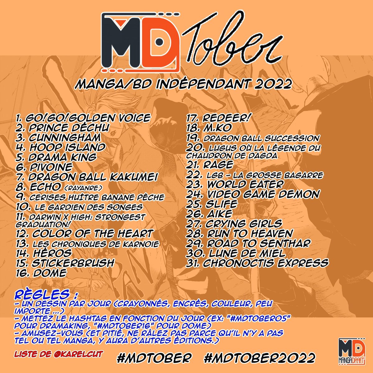 #MDtober04 Hoop Island
(Plus compliqué de tête celui là, on a moins l'habitude de le voir)