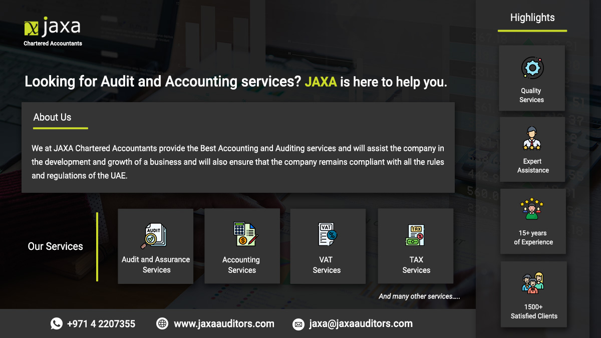 JaxaAuditors's tweet photo. JAXA Chartered Accountants is an ISO 9001-2015 certified firm offering a wide range of financial services tailored to clients' requirements.
#auditservice #accountingservices #uaeaudit #auditandassurance #VATservices #taxservices #financialadvisor https://t.co/pWrjgX1vaP