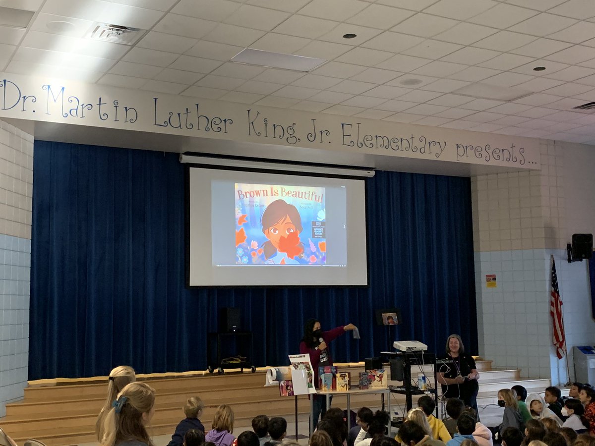 Happy Book Birthday to @supriyakelkar_’s Brown is Beautiful!  Our <a href="/A2KingSchool/">Koren Clinkscale - Principal</a> students are enjoying a first listen, seeing themselves in this amazing story, and exploring the author’s process! <a href="/A2schools/">A2 Public Schools</a> #youbelongA2