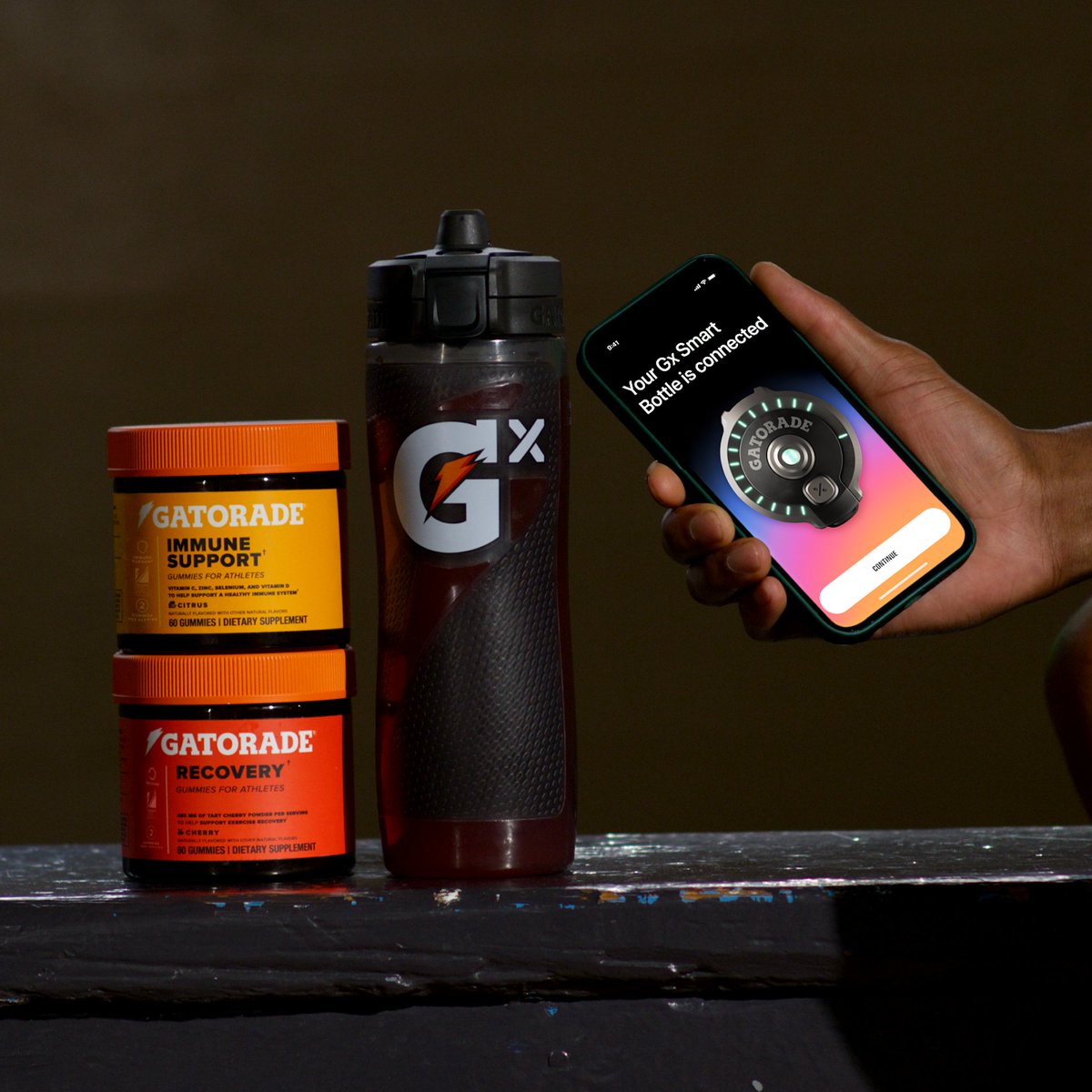 #Innovation is at the core of everything we do. I'm thrilled to share @Gatorade's latest innovations — the improved Gx app, Smart Gx Bottle + Gatorade Gummies. These innovations offer an elevated one-stop-shop experience for all of athletes personalized hydration + fueling needs.