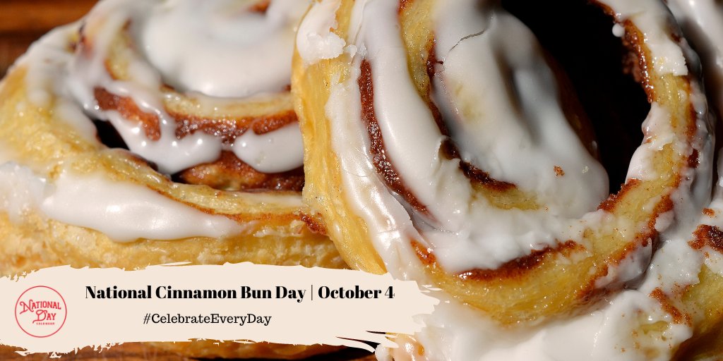 NationalDayCal's tweet photo. If you are searching for a warm, just-out-of-the-oven dessert, consider #CinnamonBunDay for just the answer.
https://t.co/PNwGyAakYY https://t.co/5tUzziJmMX