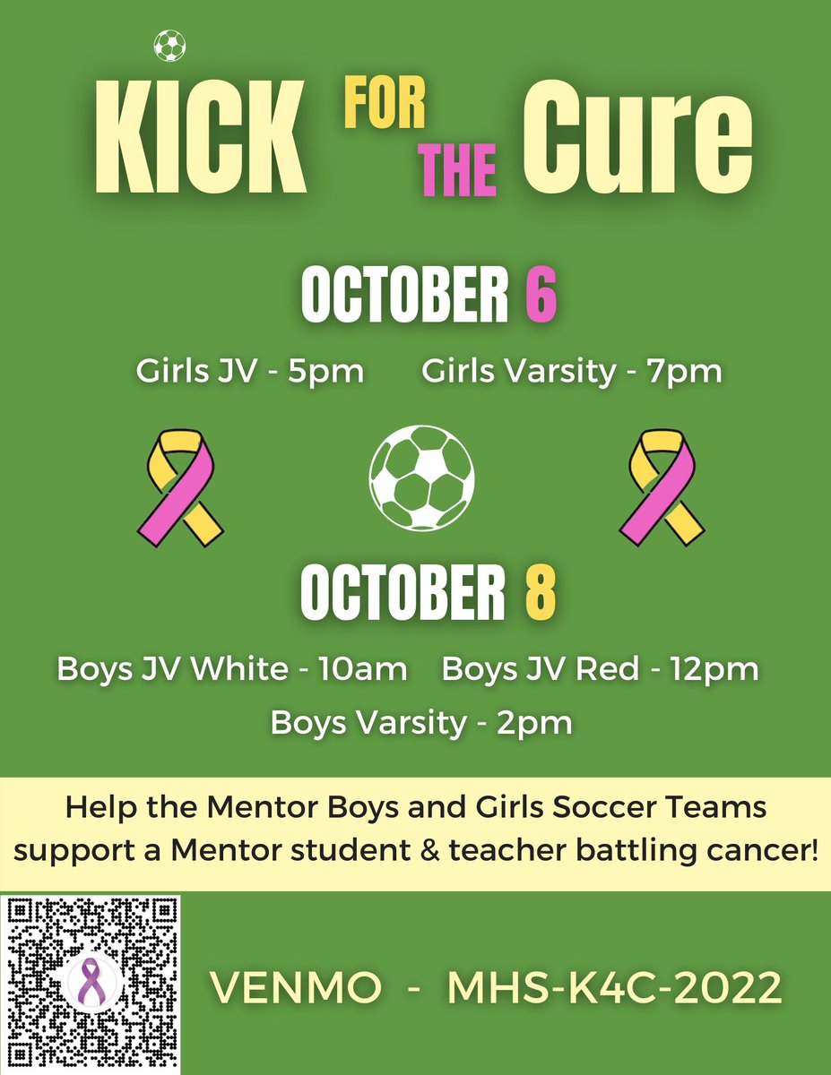 CardsBoysSoccer's tweet image. Just a few days away from our annual Kick for the Cure games. Any and all support is much appreciated. Let’s make this year another successful event!