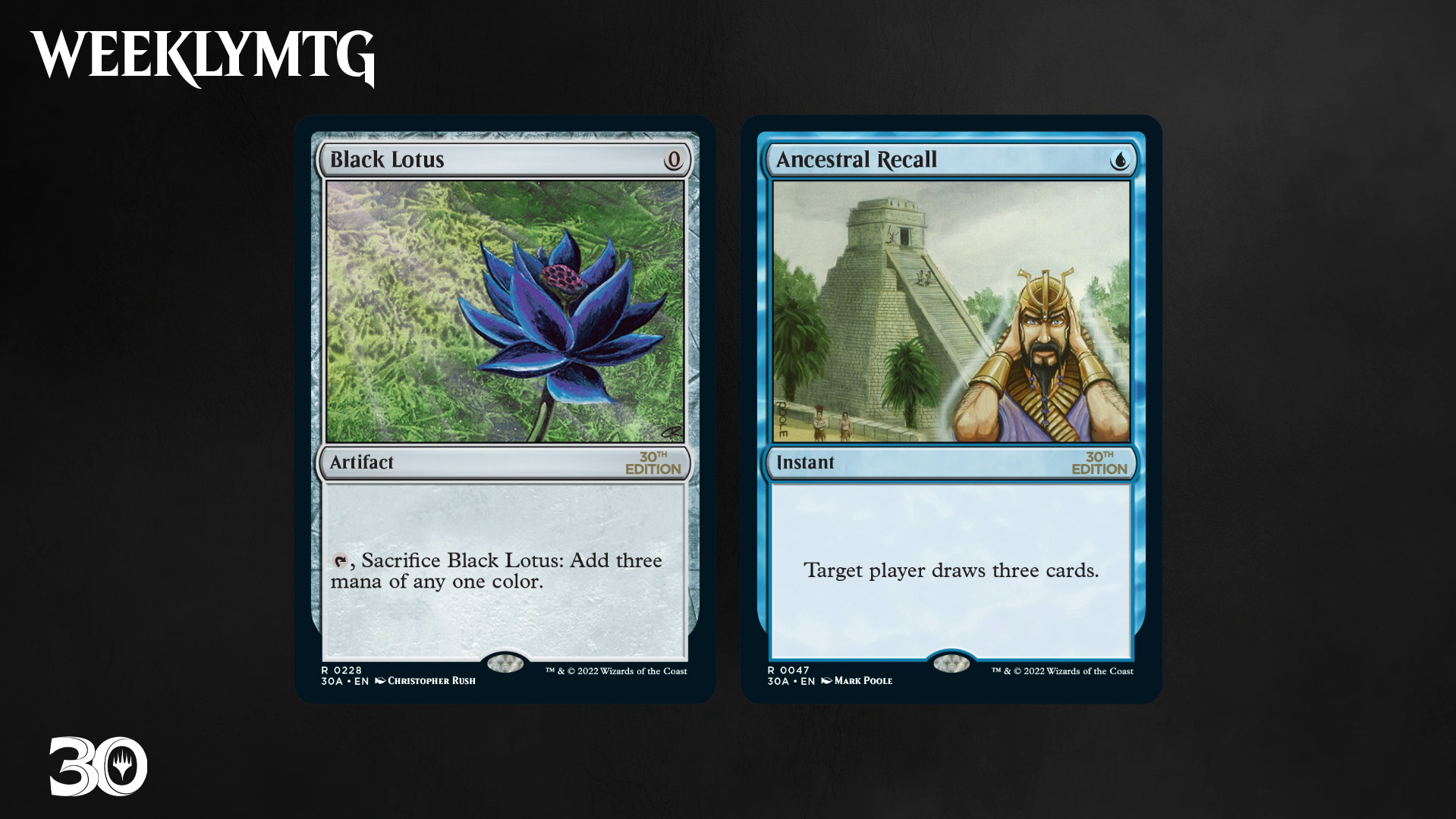 Kicking Off Magic's 30th Anniversary Celebration - Weekly Kicking Off Magic's 30th Anniversary Celebration - Weekly