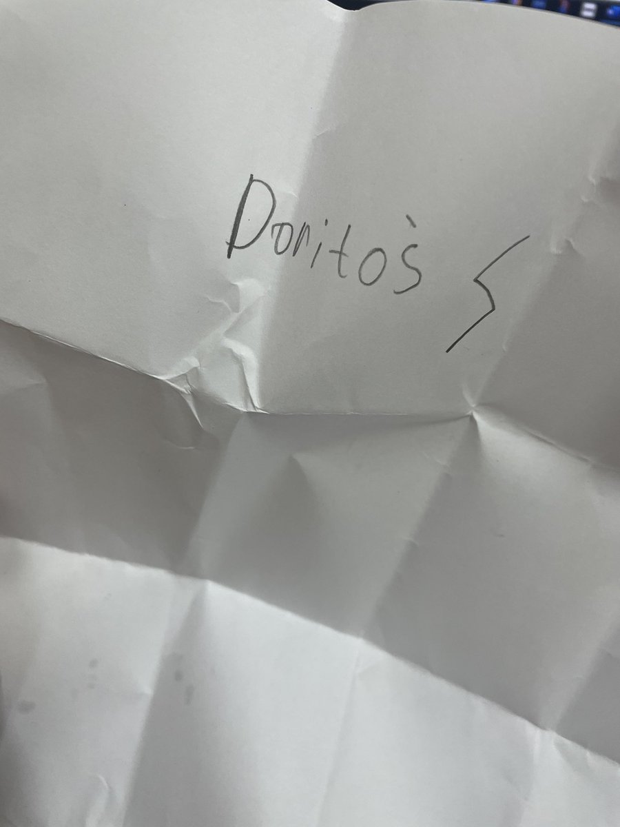 Kids “sneaking” a note to each other today. When I took it off them in phonics they begged me to give it back. Having been in year 5 for the last three years, I prepared myself. 
Welcome to Year 2 Hannah 😂