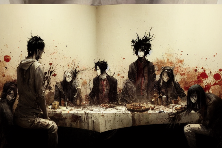 Be a nice guest and join our little family dinner. Hahah.

#Clownholios #nft #nfts #nftarti̇st  #nftcommunity #NFTGiveaway