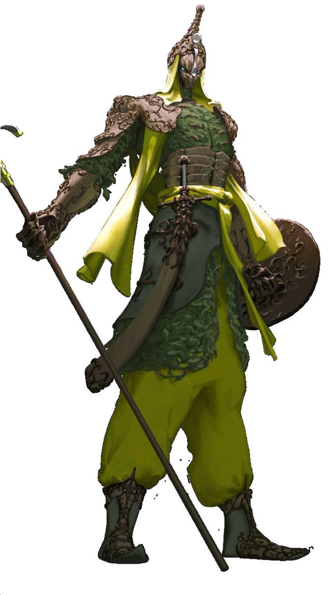ObscuraTabletop's tweet photo. Ok so I remember the Ghoran's from PF1 as being sentient flower people that tasted good. This Ghoran from #pathfidner2e is ah, well, bite at your own risk I guess... https://t.co/EVcyflCrKn