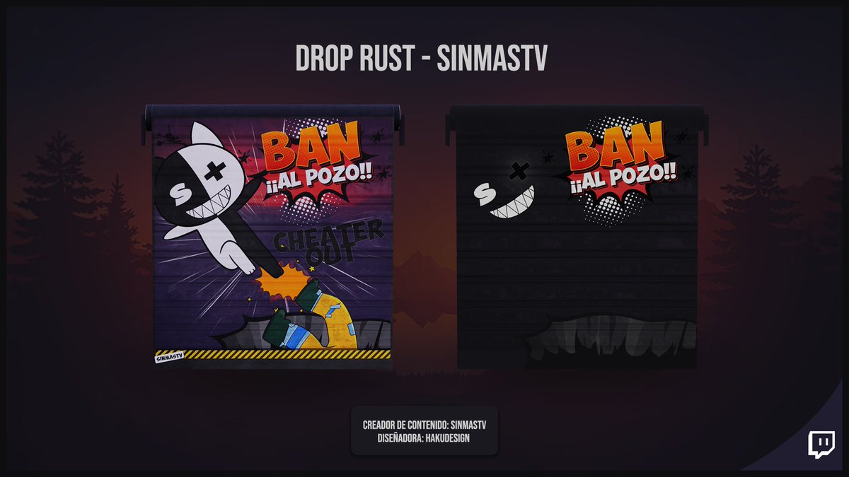 sinmasburgos's tweet photo. 🔥Ya tenemos confirmada la Skin para los drops de Streamerland. 🔥

❤️Estoy muy agradecido con @Agustabell212 por la oportunidad enorme que me ha ofrecido. ❤️

#Streamerland 
#Hype 
#playrust
#alpozo

🙀Aquí tenéis la BAN-PUERTA!🙀
⬇️⬇️⬇️⬇️ https://t.co/wr78FWONV6