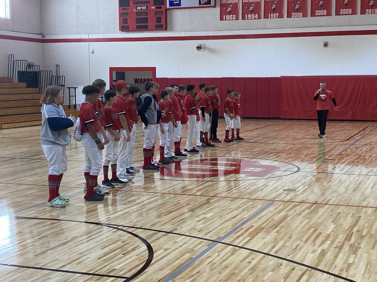 Good luck to Coach Davis and our Baseball Team as they compete at State today at 3pm