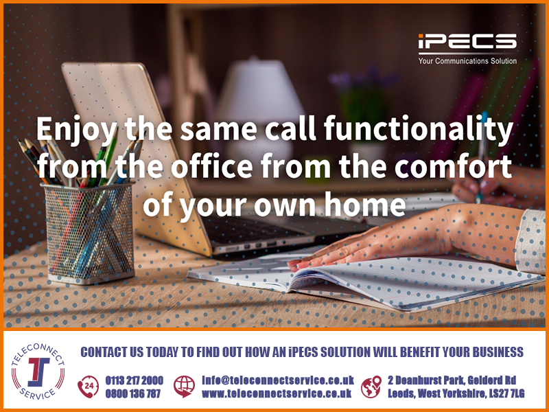 TeleconnectLtd's tweet image. Ensure your new #RemoteWorking plans are executed efficiently by enabling the same features from a #DeskPhone in the office to the ones in your employees’ homes with an #iPECS #communication solution. Contact #Teleconnect to find out more about our latest #HomeWorking offers.