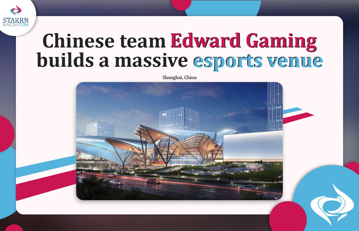📢 <a href="/EDG_Edward/">Edward Gaming</a> will build a masive esports stadium in Shanghai 🇨🇳

The defending LoL World champion (&amp; million dollar company) Edward Gaming plans to build a brand new venue composed of offices, esports arena and many other facilities in the heart of Shanghai.

#STAKRN #China