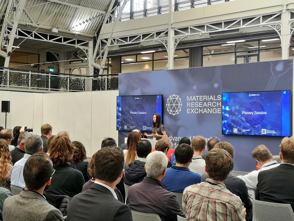 LorryBonnets's tweet photo. Incredibly interesting start to the @KTNUK #MRE2022 conference. Glad to see so much enthusiasm &
#WorldChangingResearch for #Sustainable technology & #Materials #Innovation, supporting supply chain decarbonisation & efficiency across industries. https://t.co/ZPpCEvIBjh