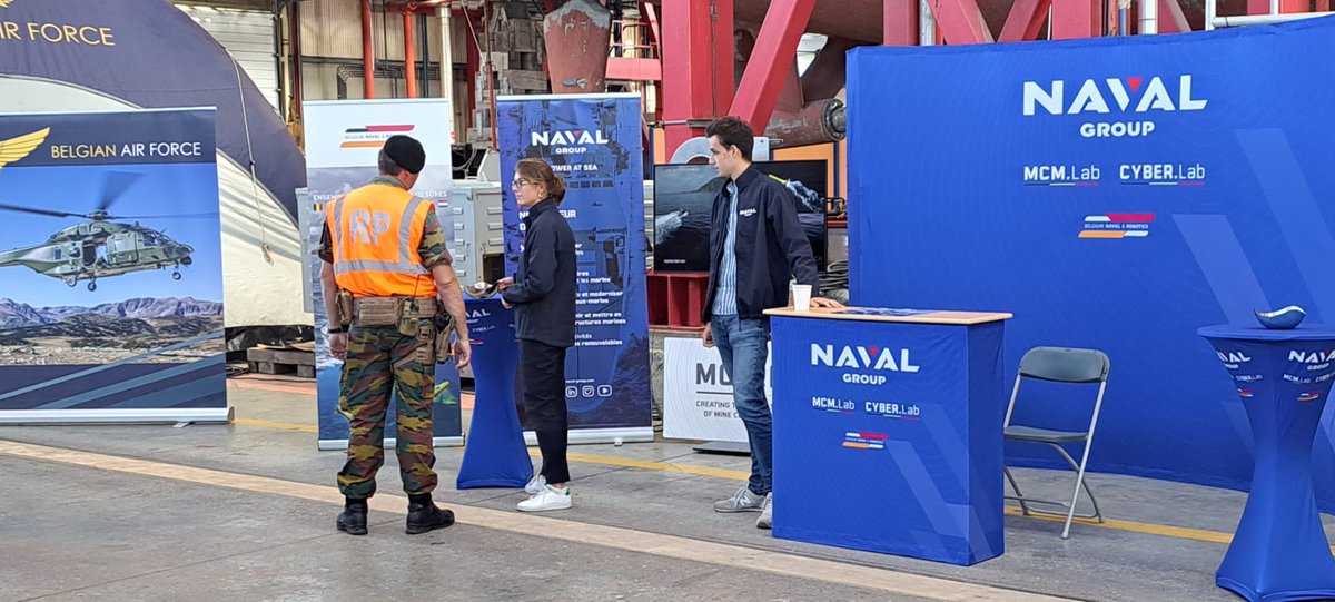 navalgroup's tweet photo. [#Throwback] ⚓️🇧🇪 Our mates from Naval Group Belgium took part to the #DroneFest during the 3rd edition of the Zeebrugge #TechnoFest. On the programme: visit the ships of @TheBelgianNavy, virtual reality, techno music, but above all drone races! #navgeek https://t.co/O3apmmgLuM
