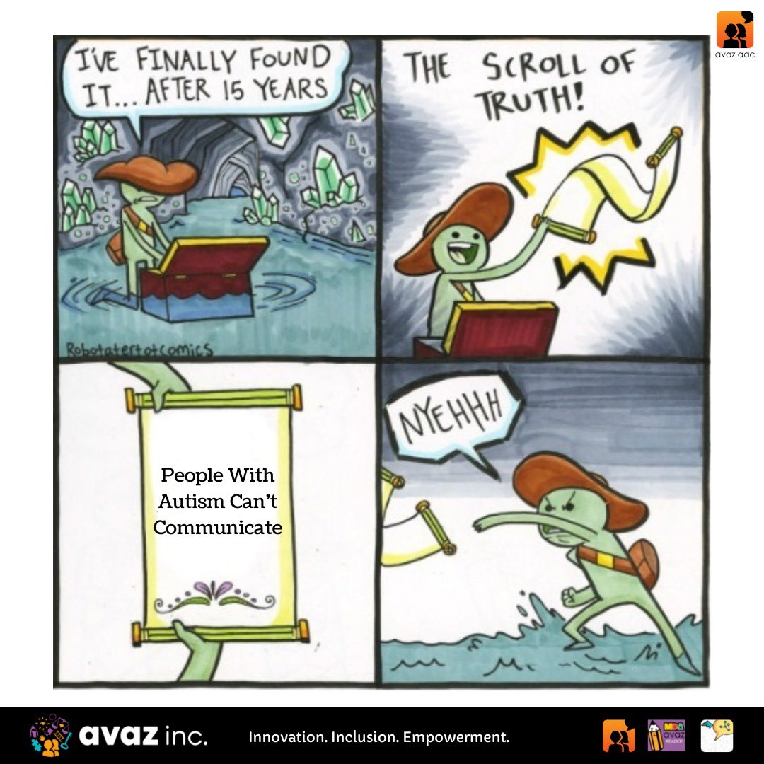 avazapp's tweet image. AAC Awareness Month 2022 is themed &quot;Show your voice&quot;. Let us dispel myths and move forward giving everyone an opportunity to communicate and be heard! 🙌            #avazaac #avazapp #AutismAwareness #AutismAcceptance #autistic #autism #AAC #aacawarenesonth